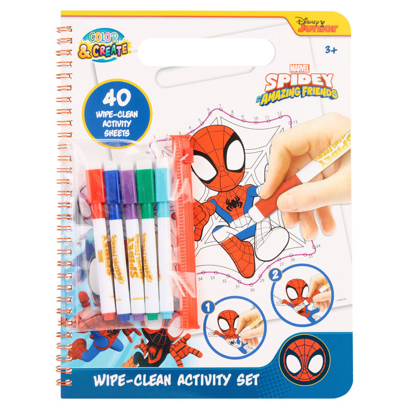 Marvel Spiderman Magic water painting book Nerdscape