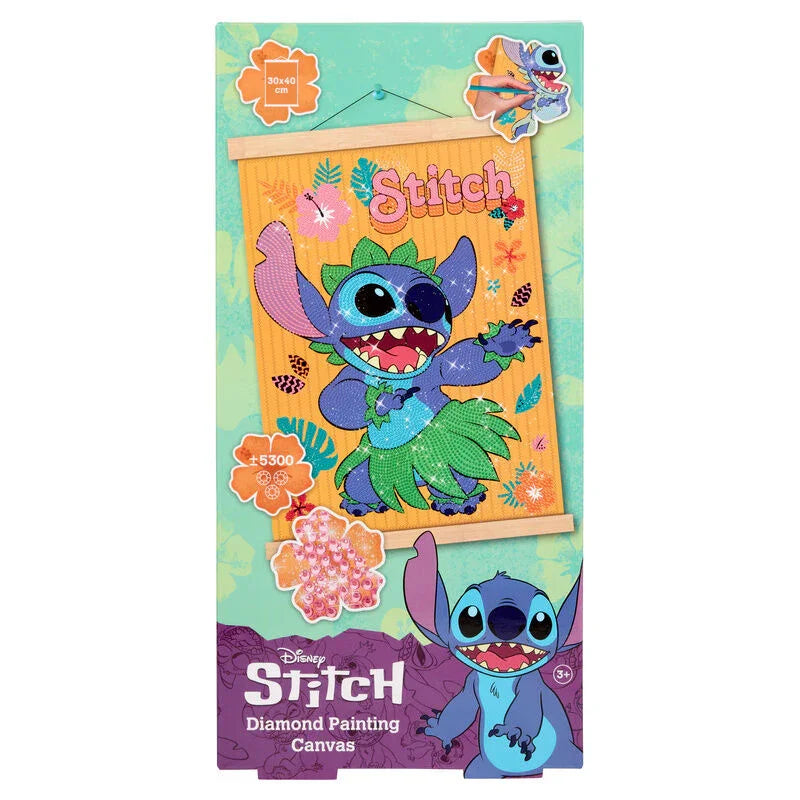 Disney Stitch Wooden frame with diamond painting Nerdscape