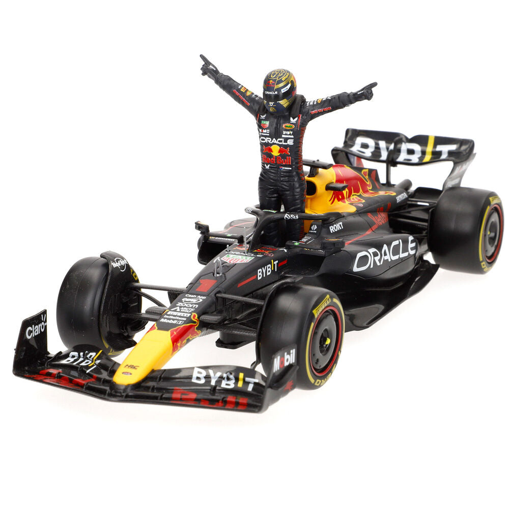 Red Bull F1 2023 metal Max Verstappen car Nerdscape