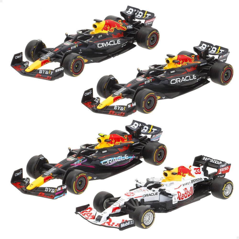F1 Red Bull metal pack 4 cars Nerdscape