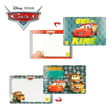 Tovagliette Disney Pixar Cars con Saetta McQueen e Cricchetto, accessori scuola Nerdscape.