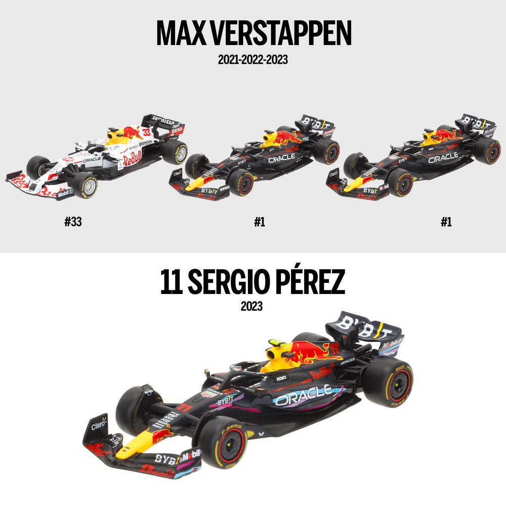 F1 Red Bull metal pack 4 cars Nerdscape