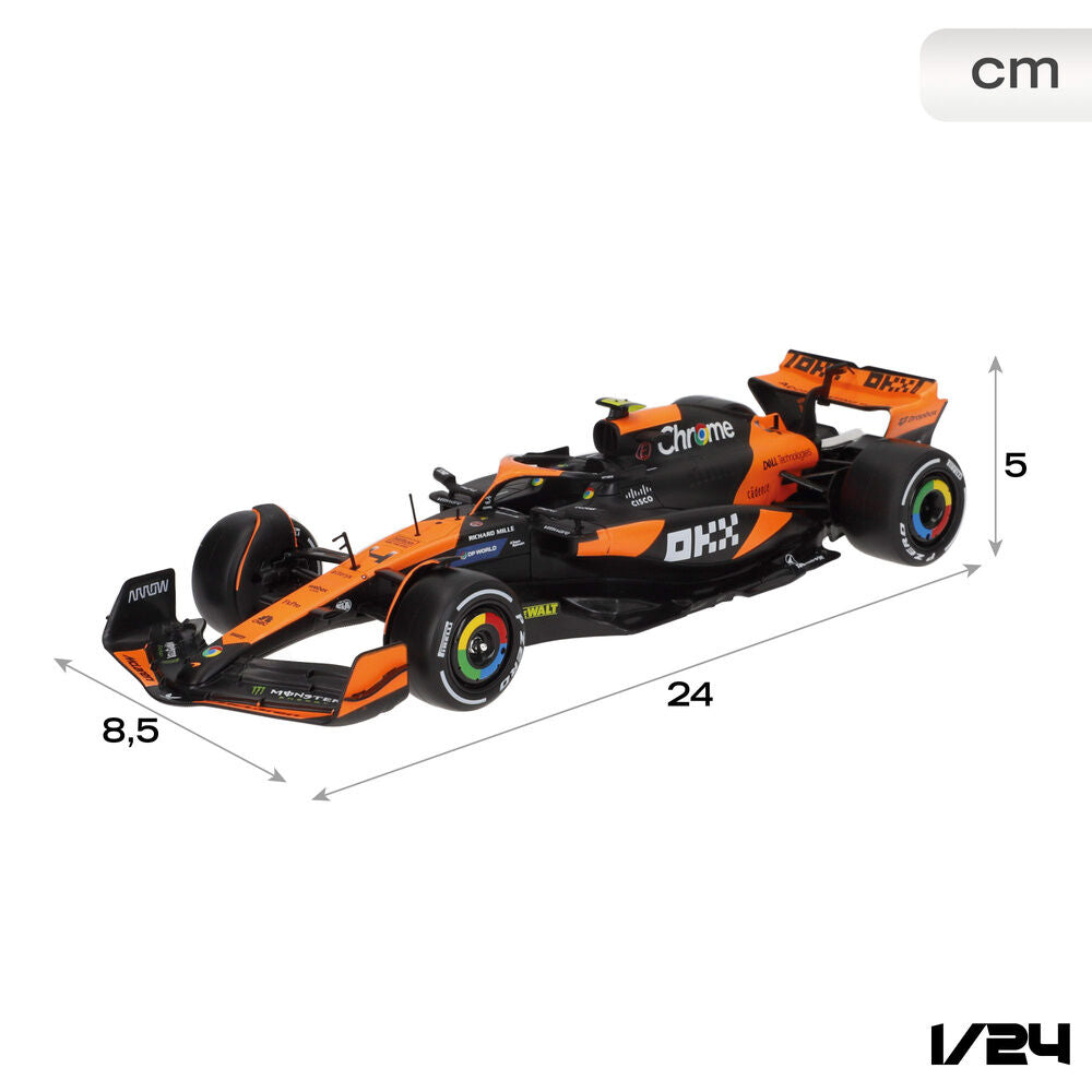 Mclaren Norris MCL38 F1 metal car Nerdscape