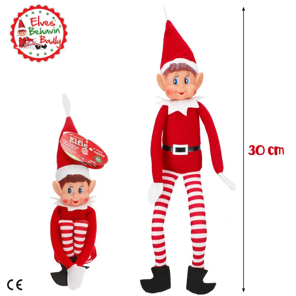 Elves Behavin' Badly Elvie crossbar Elfo doll 30cm - Nerdscape