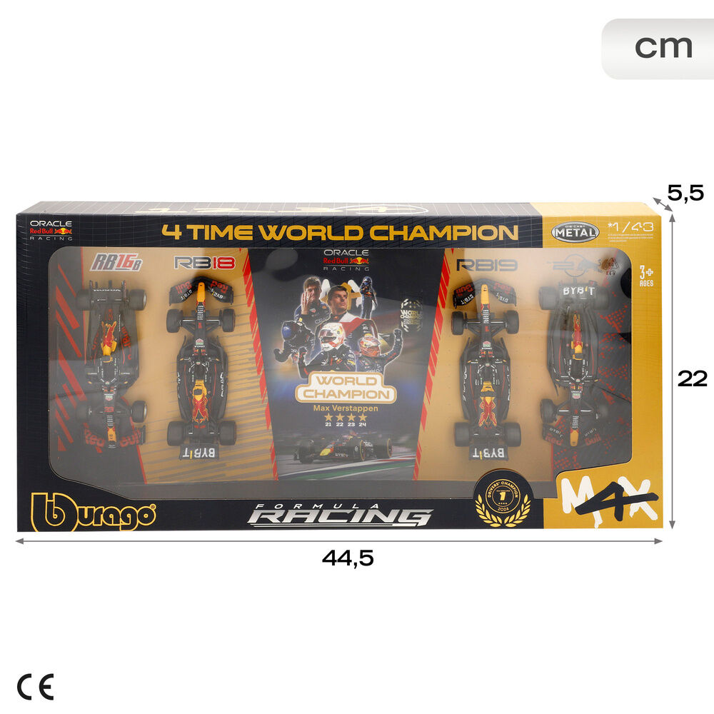 F1 Red Bull Championships metal pack 4 cars Nerdscape