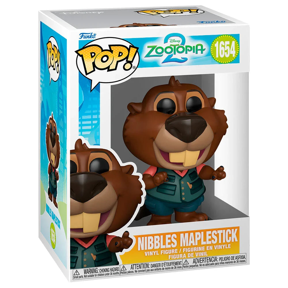 Funko Pop! Zootopia 2 Nibbles Maplestick - Figura da Collezione Vinyl Nerdscape