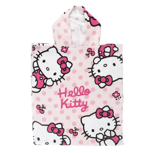 Hello Kitty microfibre poncho beach towel Nerdscape