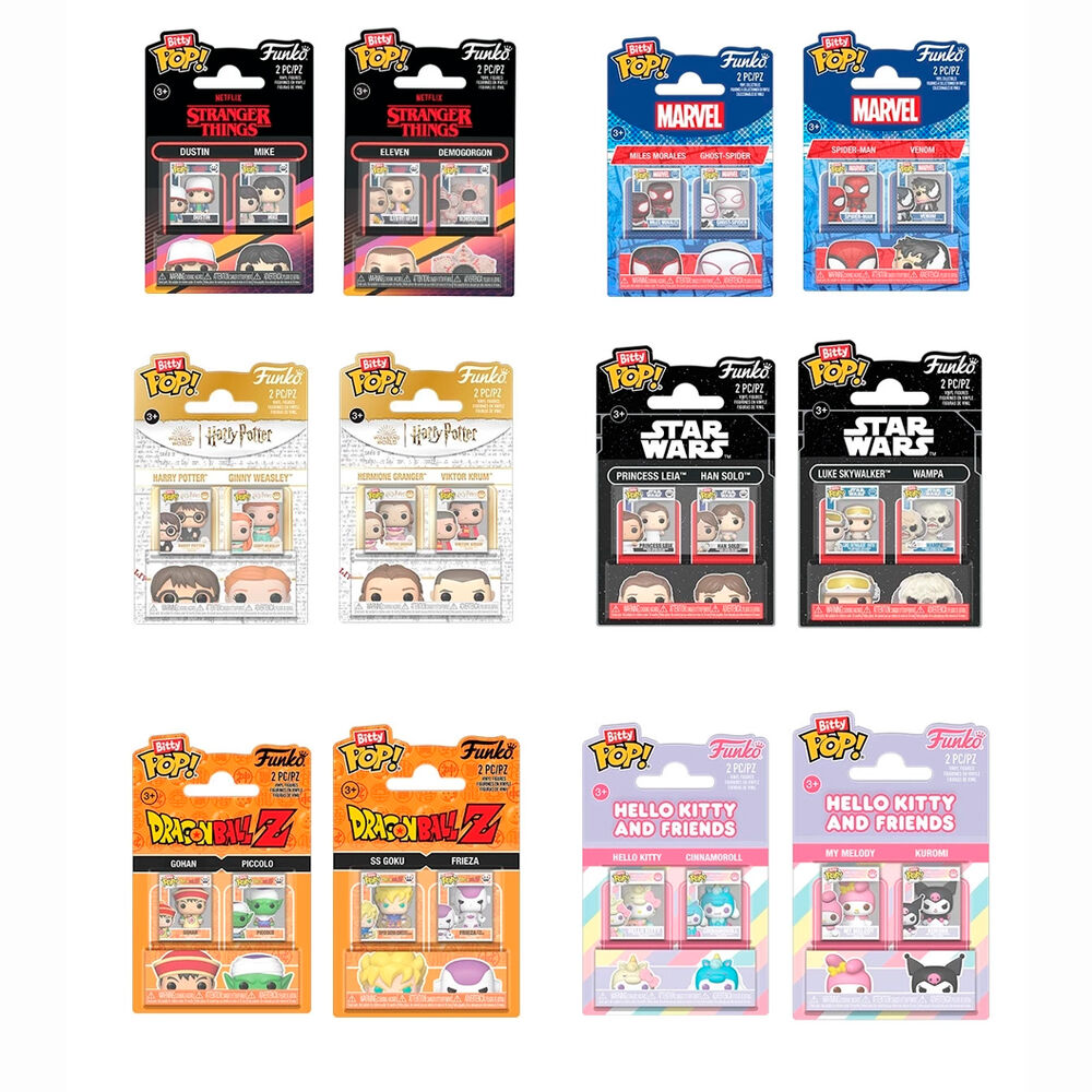 Funko Pop! Nerdscape Bitty POP! Pack 2 - Figura da Collezione Vinyl Nerdscape