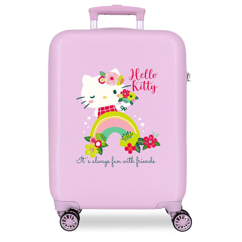 Hello Kitty Always Fun With Friends ABS trolley suitcase 55cm Nerdscape