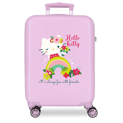 Hello Kitty Always Fun With Friends ABS trolley suitcase 55cm Nerdscape