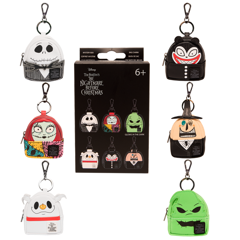 Loungefly Disney The Nightmare Before Christmas mini backpack keychain mystery box Nerdscape