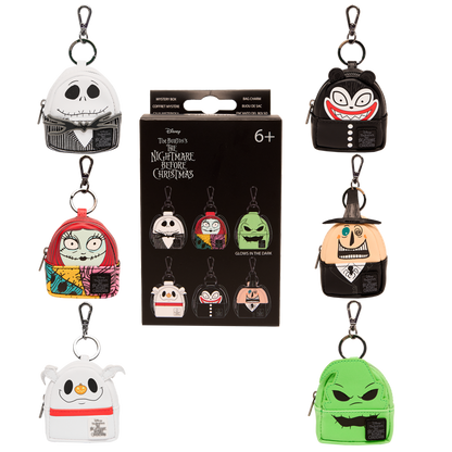 Loungefly Disney The Nightmare Before Christmas mini backpack keychain mystery box Nerdscape