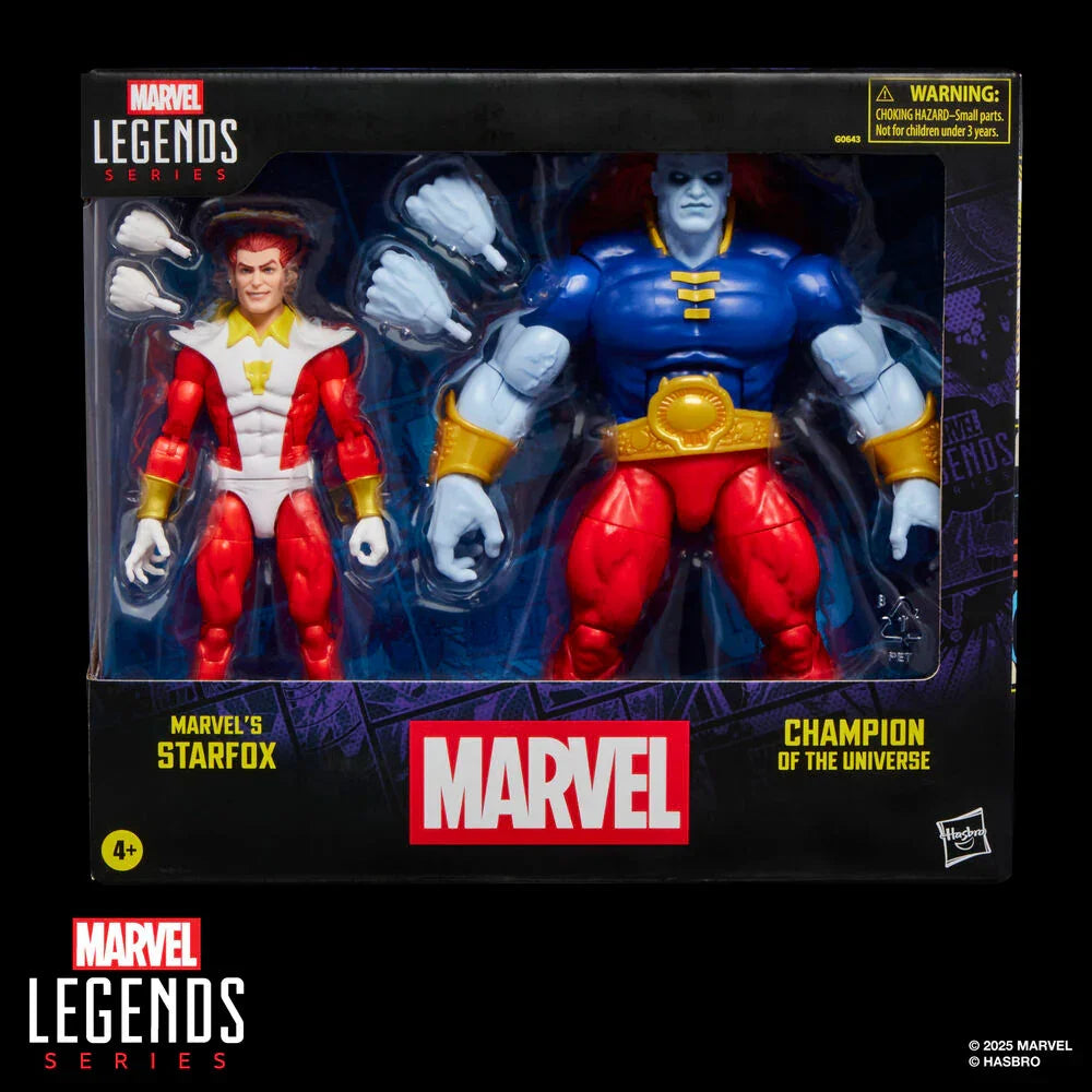 Hasbro Marvel Legends Starfox e Champion of the Universe - Figura da Collezione - Nerdscape Nerdscape