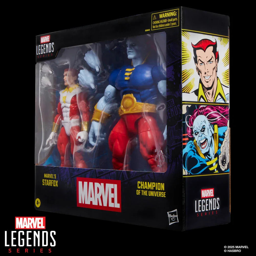 Hasbro Marvel Legends Starfox e Champion of the Universe - Figura da Collezione - Nerdscape Nerdscape