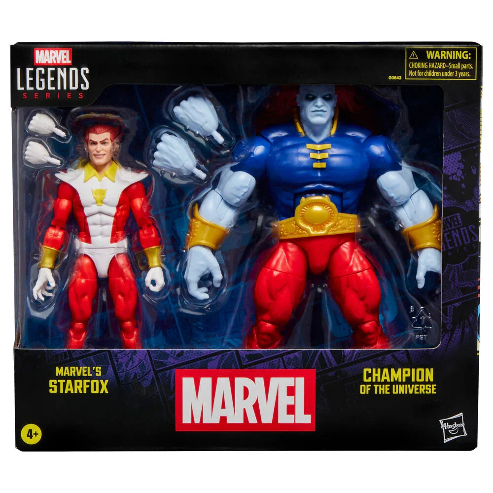 Hasbro Marvel Legends Starfox e Champion of the Universe - Figura da Collezione - Nerdscape Nerdscape