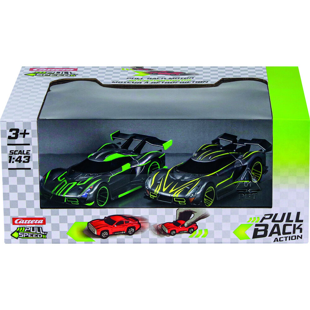 Hypercars Twinpack pack 2 cars pull back Nerdscape