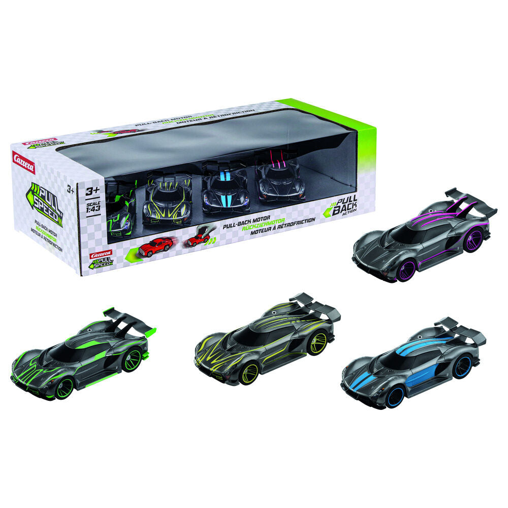 Hypercars pack 4 cars pull back Nerdscape