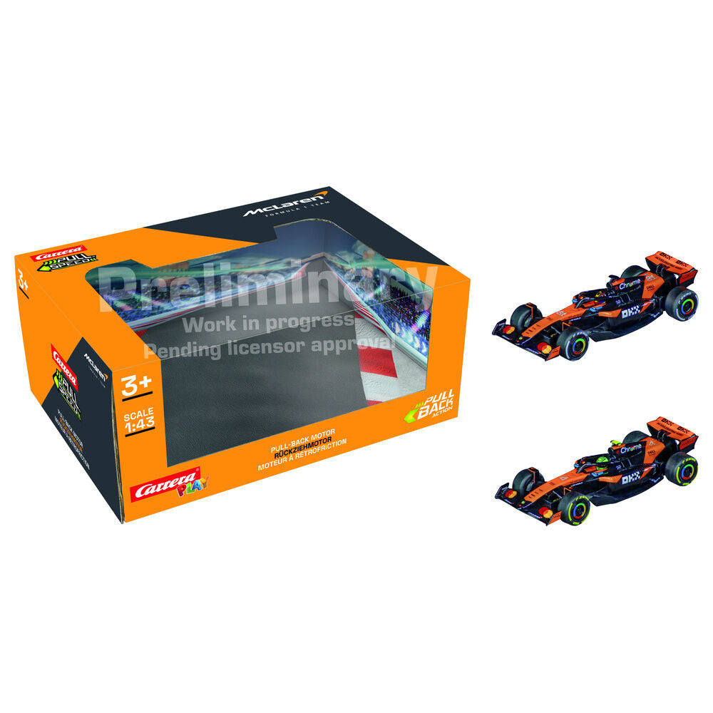 F1 McLaren Team Twinpack pack 2 cars pull back Nerdscape
