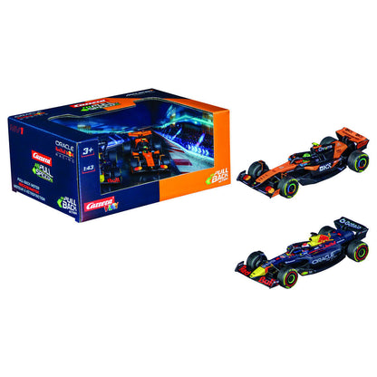 F1 Red Bull Twinpack pack 2 cars pull back Nerdscape
