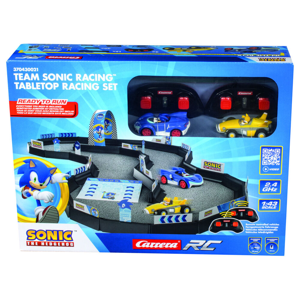 Sonic the Hedgehog Sonic & Tail Mini Radio Control set + track Nerdscape