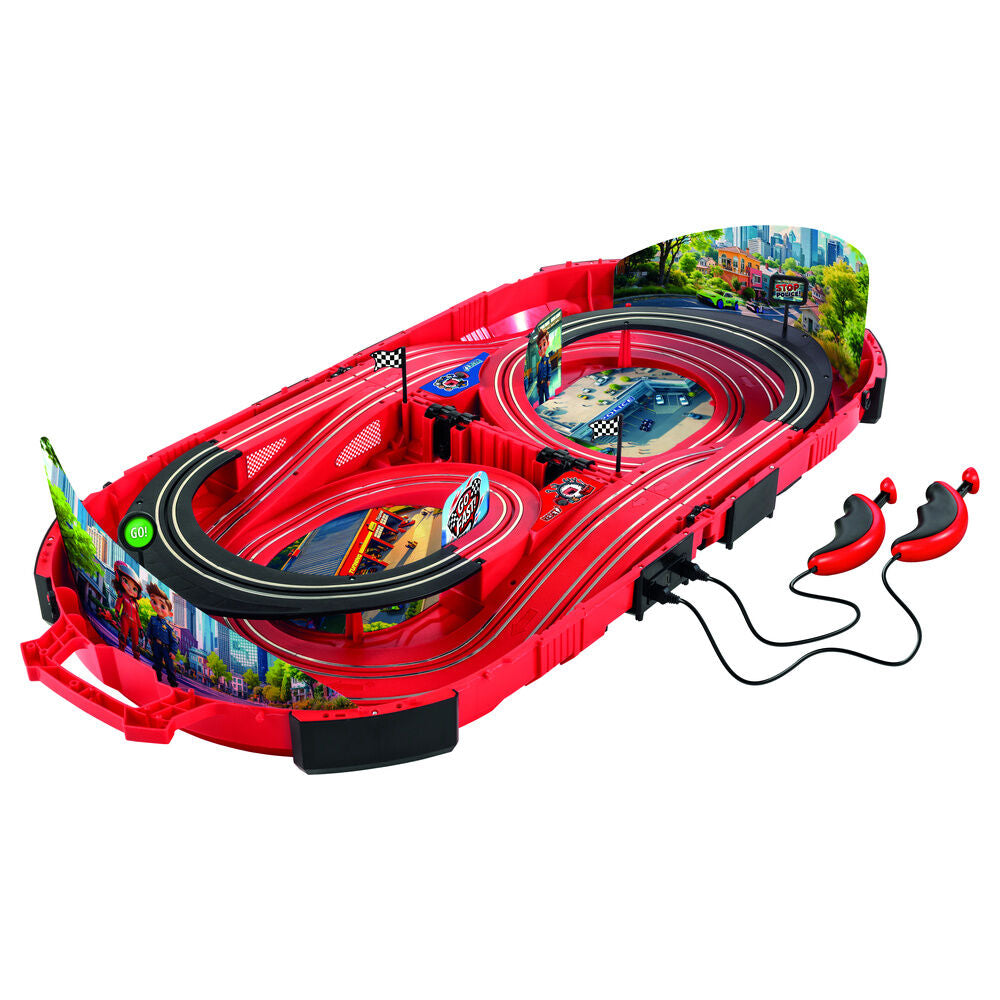 Police Chase Race in a Case Racing circuit Nerdscape