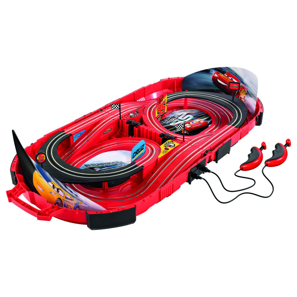 Disney Pixar Cars Race in a Case Racing circuit Nerdscape