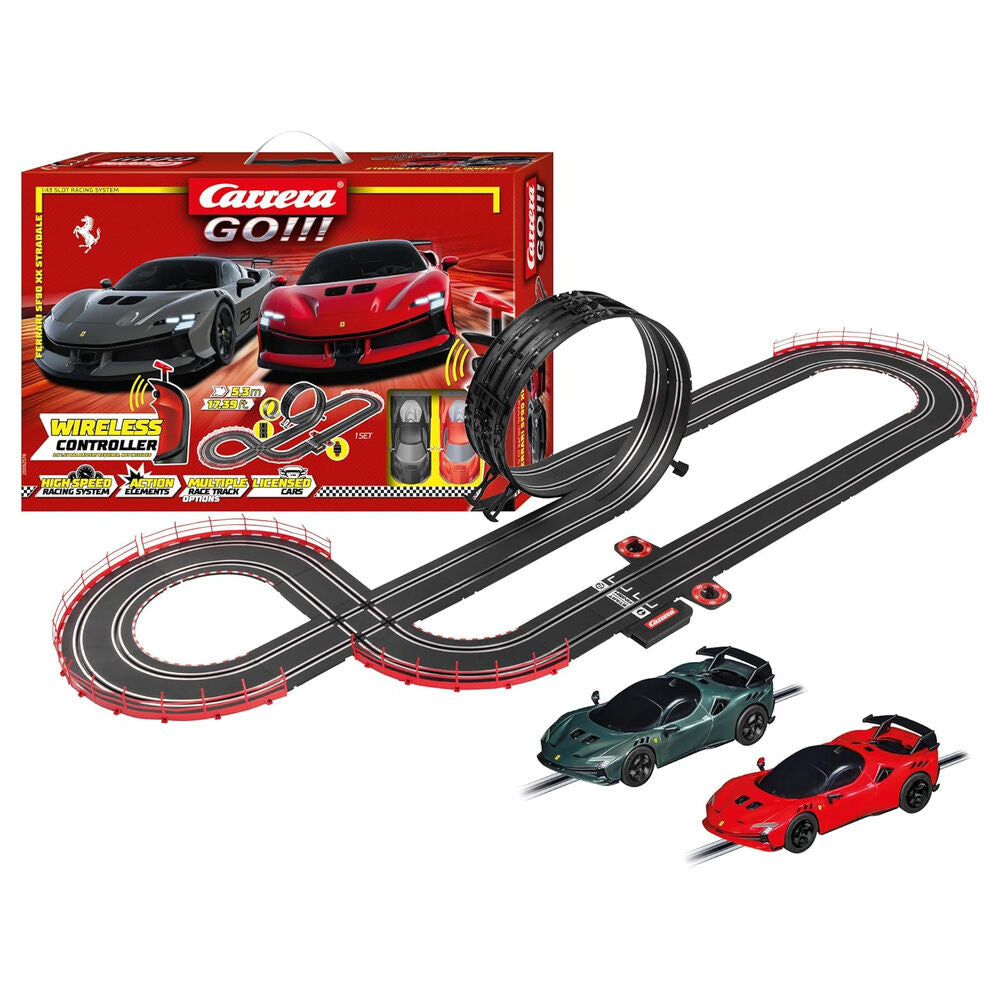 Carrera GO!!! Ferrari Supercar Power Racing circuit Nerdscape
