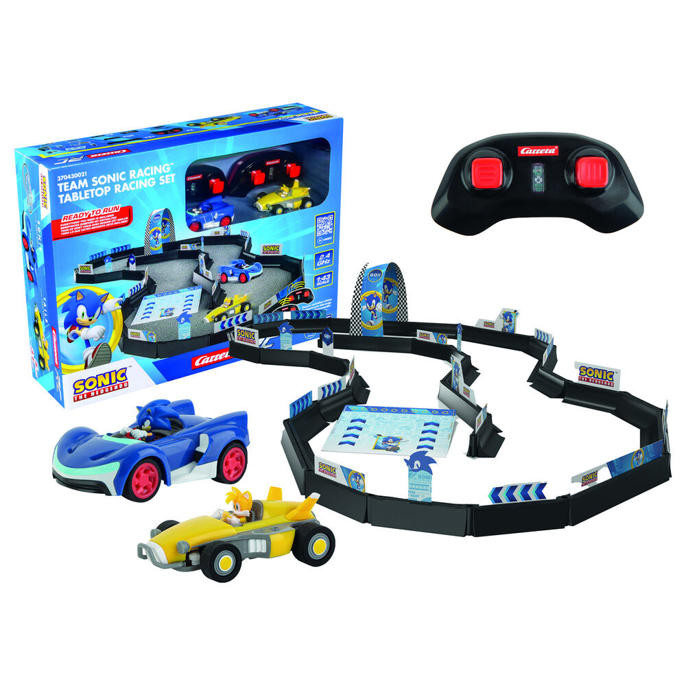 Sonic the Hedgehog Sonic & Tail Mini Radio Control set + track Nerdscape