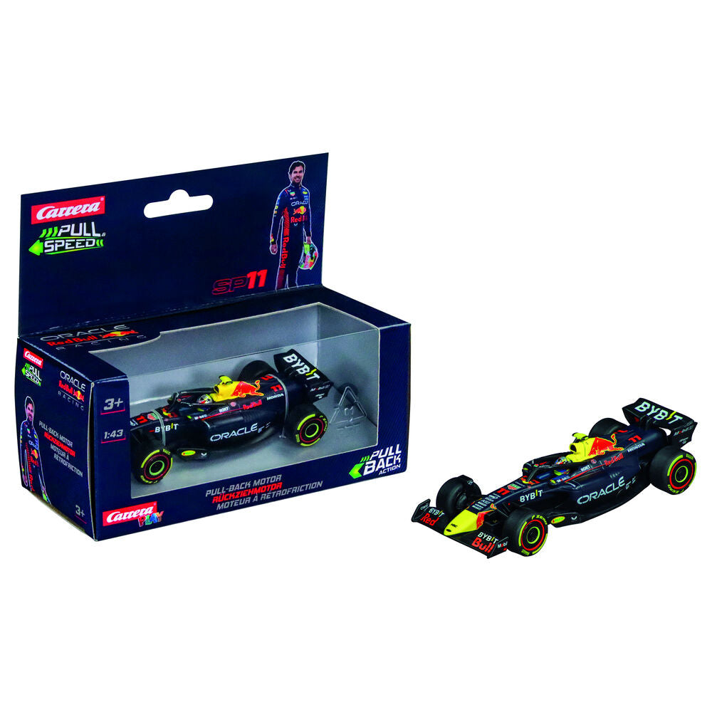 F1 S. Perez Red Bull pull back car Nerdscape