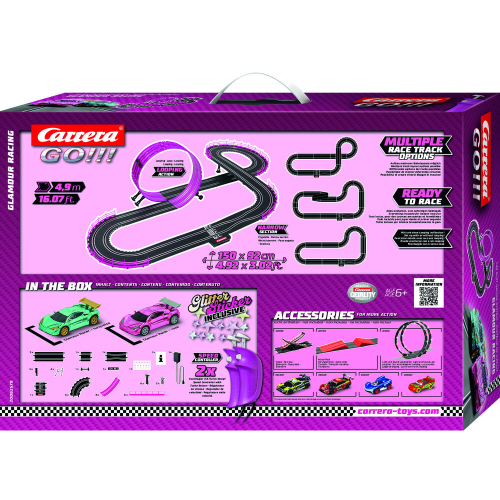 Carrera GO!!! Glamour Racing - Racing circuit Nerdscape
