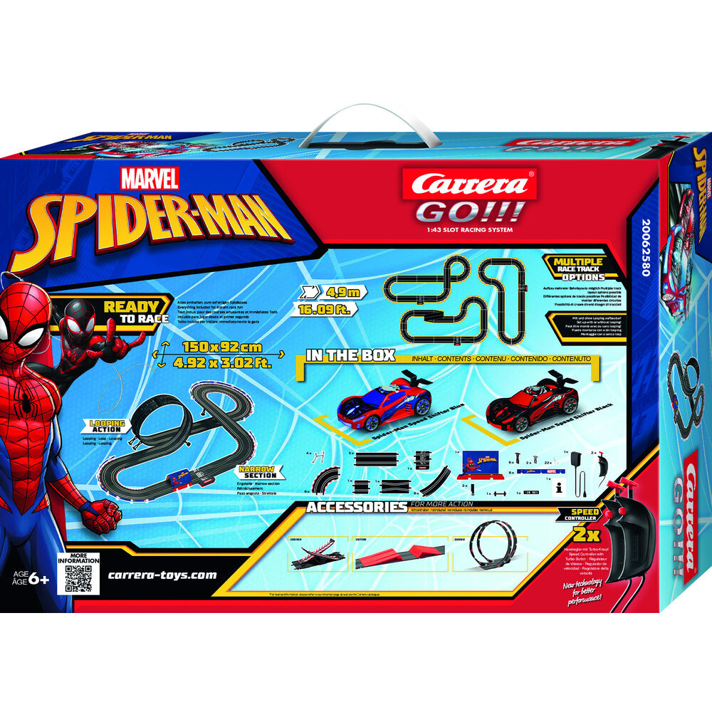 Carrera GO!!! Marvel Spiderman Racing circuit Nerdscape