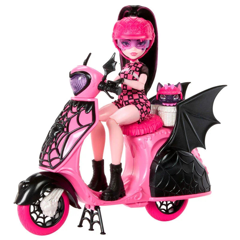 Monster High Draculaura + Scooter doll Nerdscape