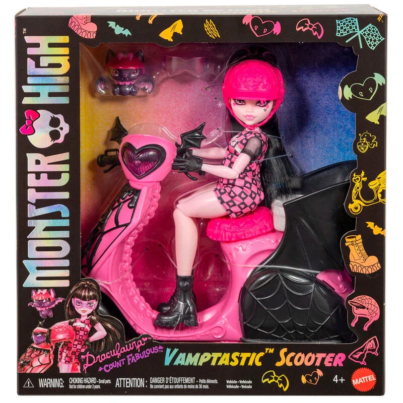 Monster High Draculaura + Scooter doll Nerdscape