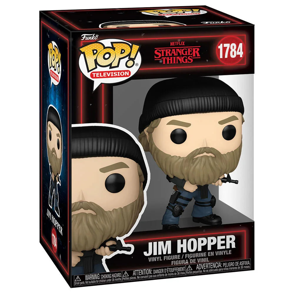 Funko Pop! Stranger Things Jim Hopper 5 - Figura da Collezione Vinyl Nerdscape