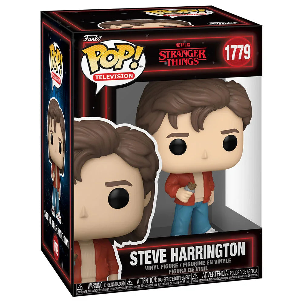 Funko Pop! Stranger Things Steve Harrington 5 - Figura da Collezione Vinyl Nerdscape