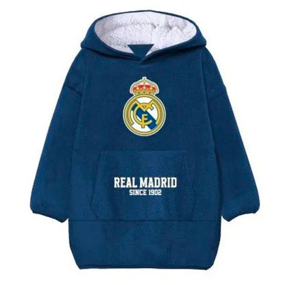 Real Madrid oversize sweatshirt coat kids Nerdscape