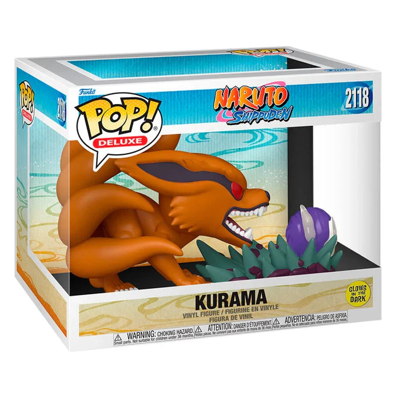 Funko Pop! Naruto Shippuden Kurama - Figura da Collezione Vinyl Deluxe Nerdscape