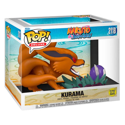 Funko Pop! Naruto Shippuden Kurama - Figura da Collezione Vinyl Deluxe Nerdscape