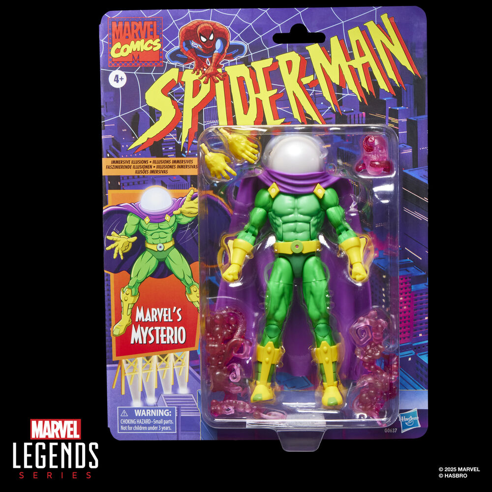 Figurine Spider-Man Mysterio de Marvel Comics, 15 cm