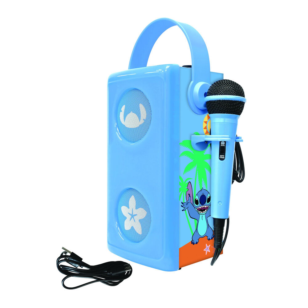 Disney Stitch Illuminated Bluetooth Speaker + Microphone Nerdscape