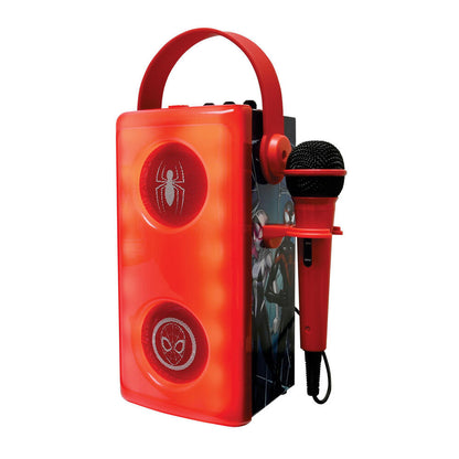 Marvel Spiderman Illuminated Bluetooth Speaker + Microphone Nerdscape