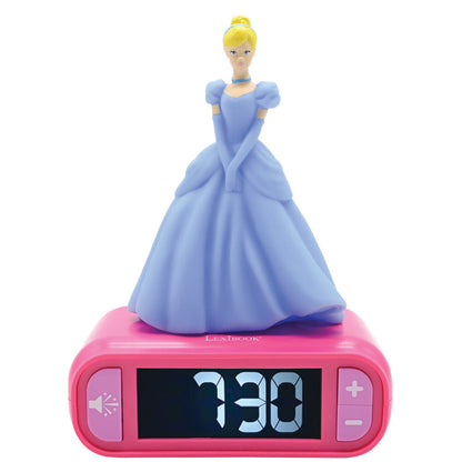 Disney Princess Cinderella 3D Night Light Alarm Clock Nerdscape