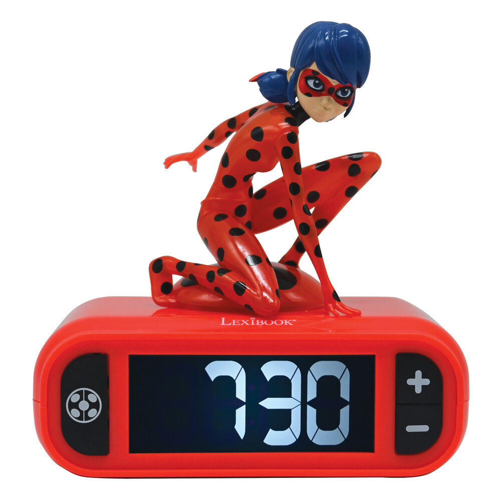 Miraculous Ladybug 3D Night Light Alarm Clock Nerdscape