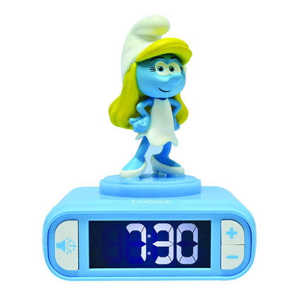 The Smurfs Smurfette 3D Night Light Alarm Clock Nerdscape