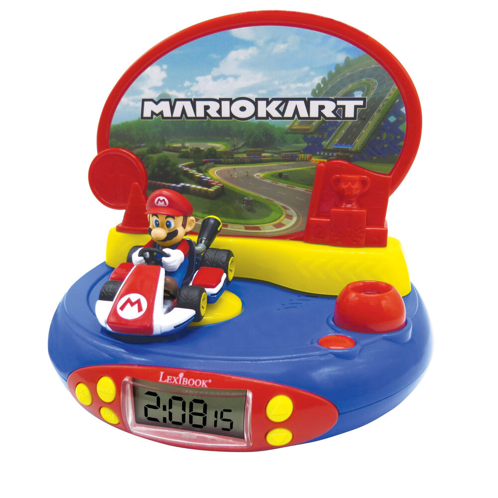 Nintendo Mario Kart 3D Projector Alarm Clock Nerdscape