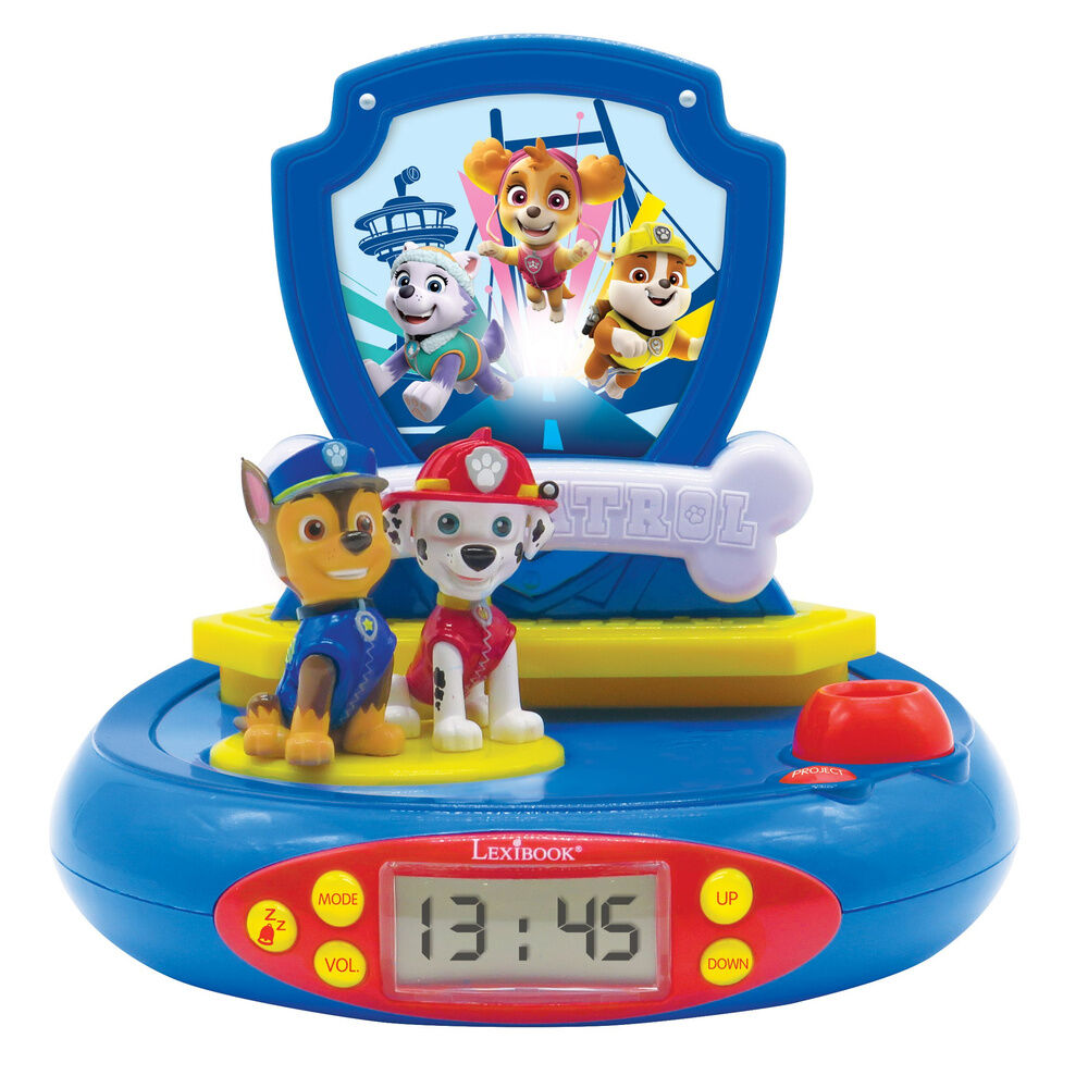 Paw Patrol 3D Projector Alarm Clock Nerdscape