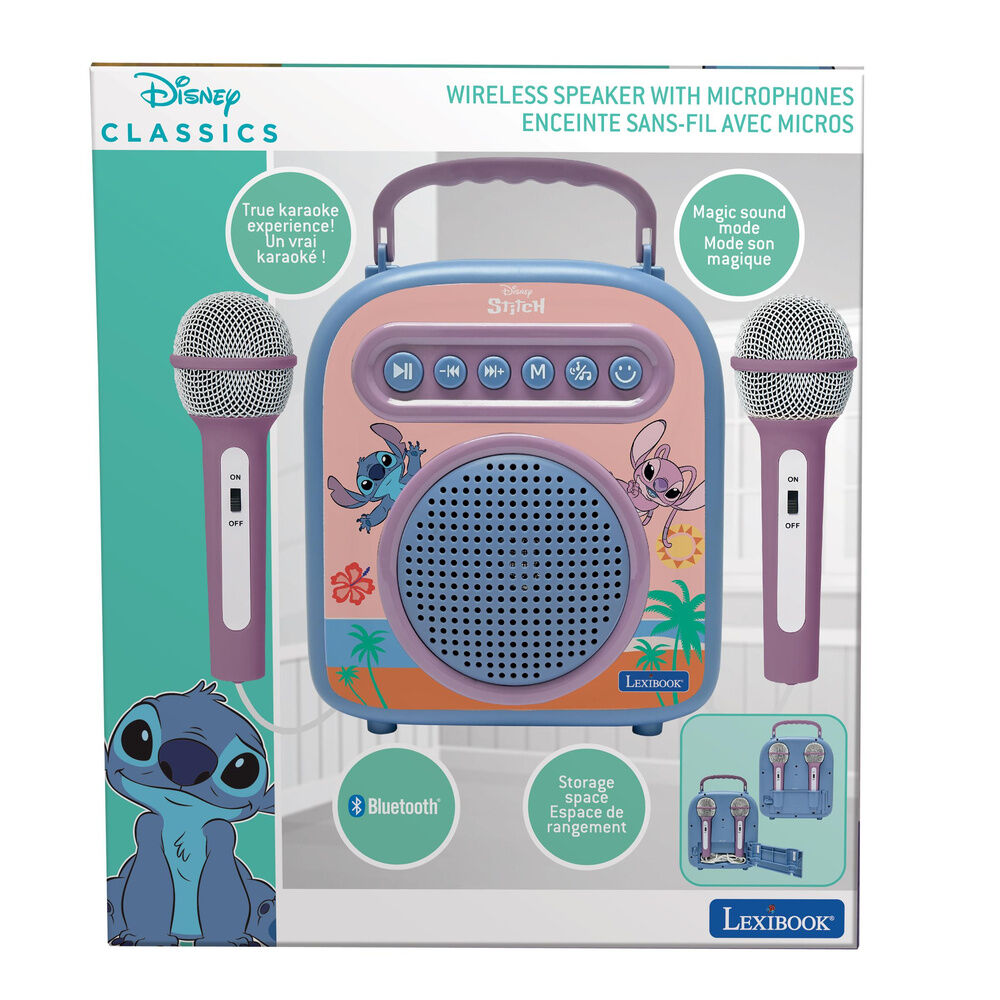 Disney Stitch Bluetooth Speaker + Microphone Nerdscape