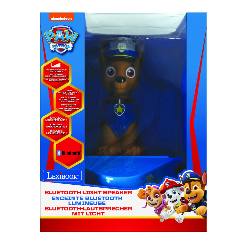 Paw Patrol Chase Bluetooth Speaker Light Figura da Collezione - Nerdscape Nerdscape