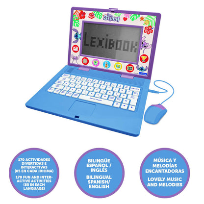 Disney Stitch Bilingual Educational Laptop Nerdscape