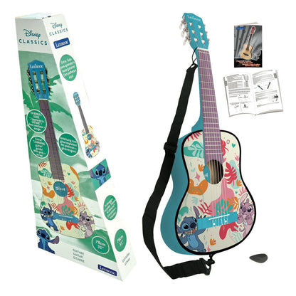 Disney Stitch wood guitar Nerdscape